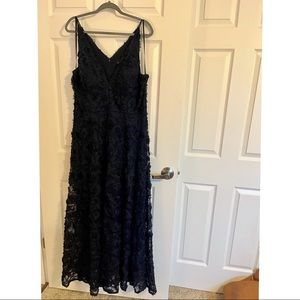 Formal Floor Length Textured Dress